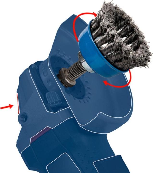 Produktbild Bosch Professional Zubehör PRO Metal clean Topfbürste, 100 x 0,5 mm, Gewinde (P100)