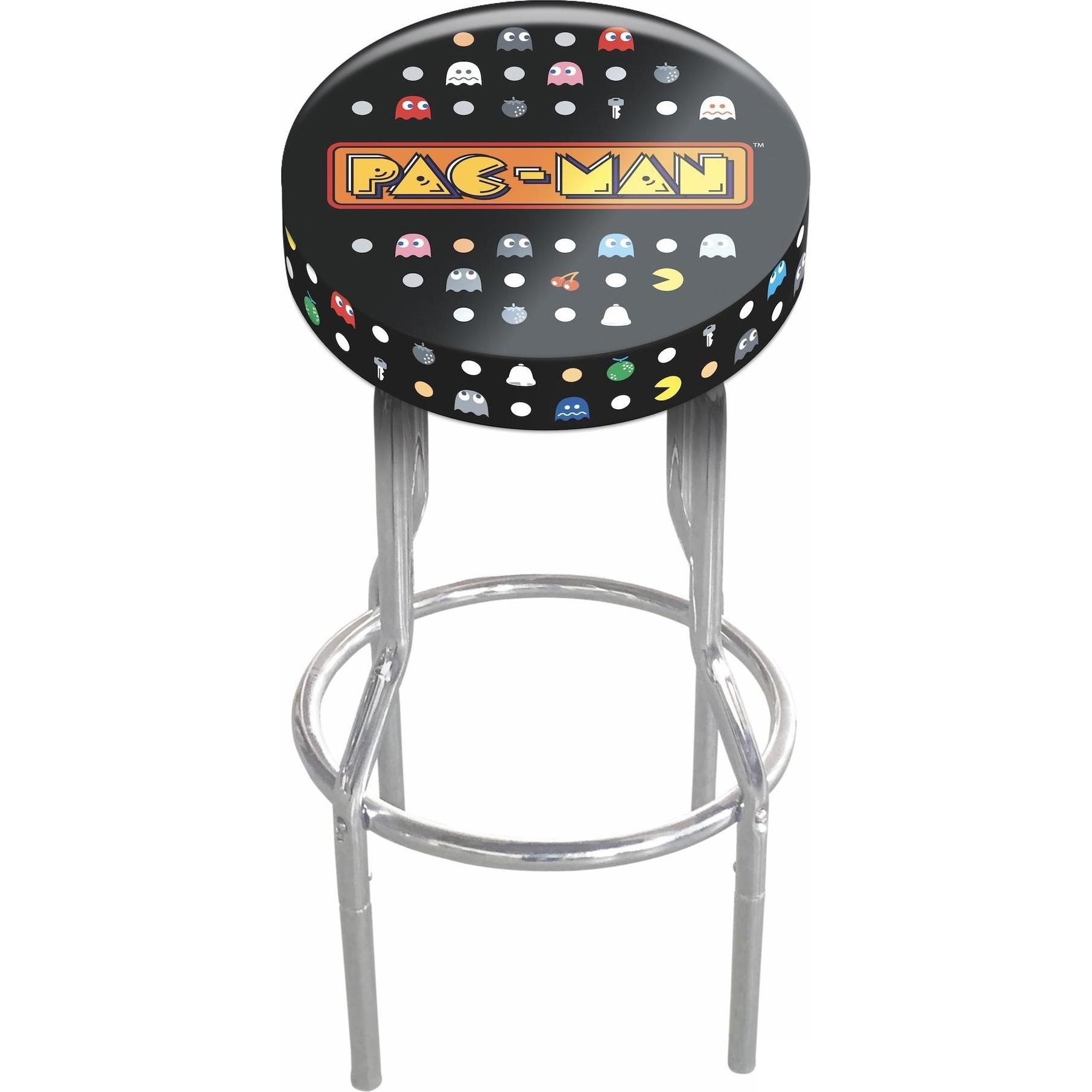 Arcade1Up Hocker Pac-Man, Retro Gaming, Schwarz