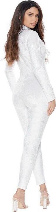 Actual product image Forplay Reptilien Catsuit weiss (XS, S)