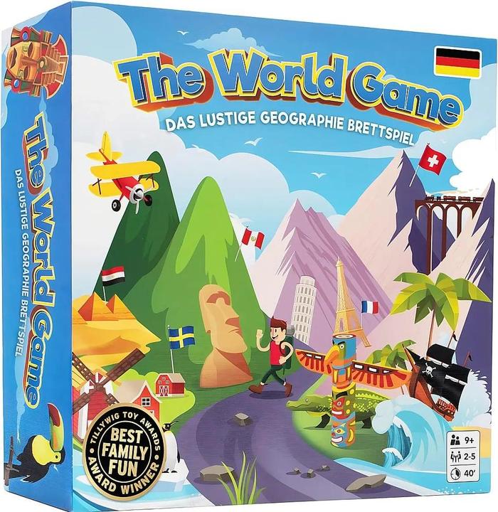 Actual product image The World Game Board Game (German, 2 - 5 Players)
