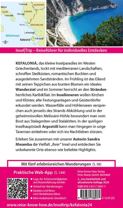 Produktbild InselTrip Kefalonia (Deutsch, Sandra Mwamba, 2024)