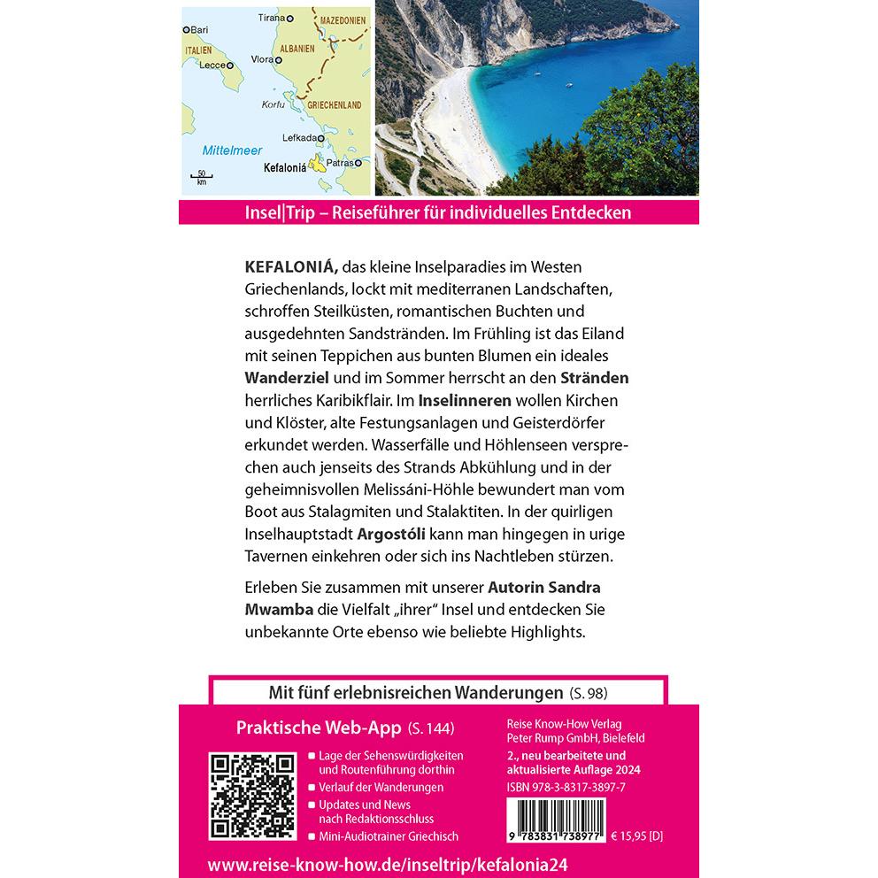 Thumbnail - InselTrip Kefalonia, Ratgeber von Sandra Mwamba