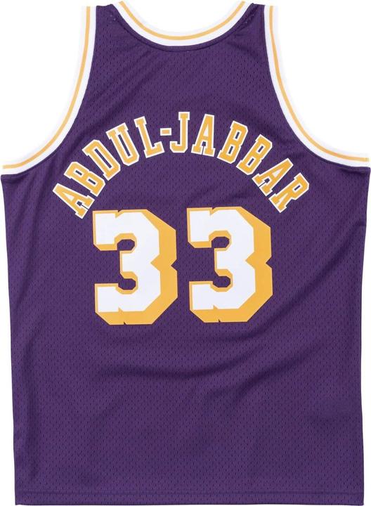 Actual product image Mitchell & Ness nba jersey os angees akers kareem abdu-jabbar (L)