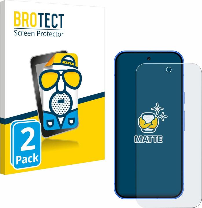 Produktbild BROTECT Entspiegelungsfolie für Google Pixel 10 Displayschutz Displayschutzfolie Folie Matt (2 Stk., Google Pixel 10)