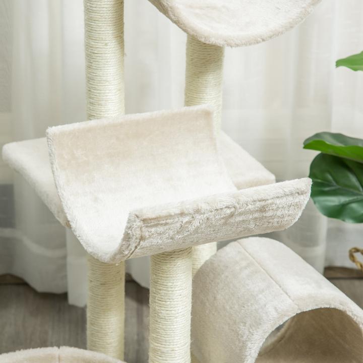 Actual product image PawHut Climbing tree (105 cm, Beige)