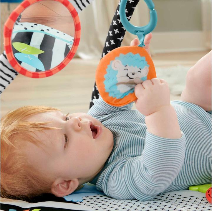 Actual product image Fisher-Price 3-in-1 Music Glow & Grow Gym, Baby Playmat with Lights & Newborn Sensory Toys