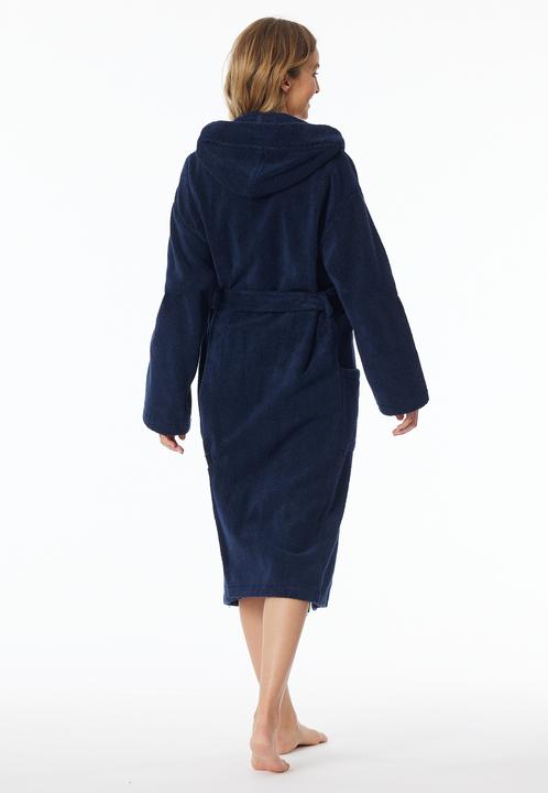 Produktbild Schiesser Essentials Bademantel mit Kapuze (S)