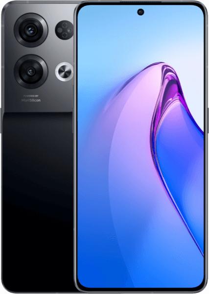 Actual product image TIM Oppo Reno8 Pro (256 GB, Glazed Black, 6.70", Dual SIM, 5G)