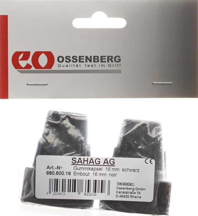 Image du produit Sahag Capsules pour béquilles 16mm noir