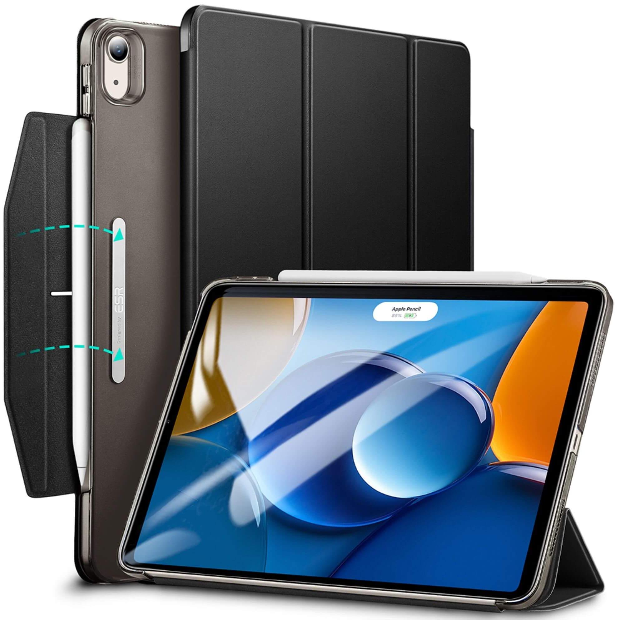 ESR Ascend Trifold Case (iPad Air 11 2024 (M2)), Tablet Hülle, Schwarz