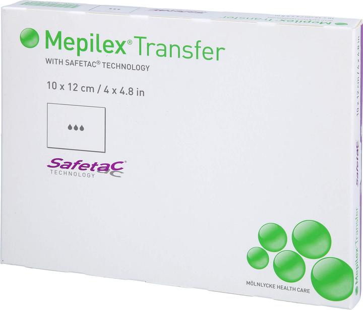Produktbild Mepilex Transfer Safetac Wundauflage 10x12cm Silikon
