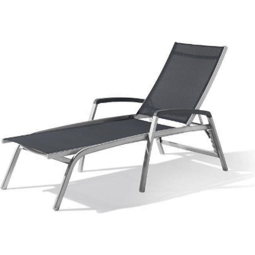 Sieger, Liegestuhl, Bodega Stapelrollliege Aluminium (194 cm)