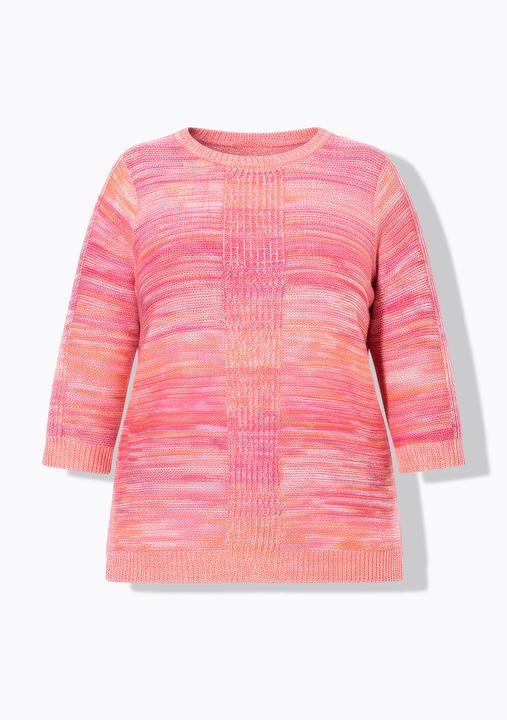 Produktbild Miamoda Pullover, bequeme Passform, Melange-Linksstrick (42, 44)