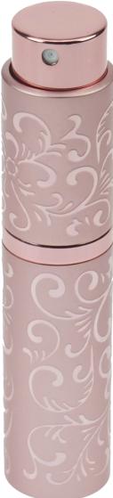 Taschenzerstäuber, Pink, eindrehbarer Zerstäuberkopf, Blumendekor, für 8 ml (8 ml)