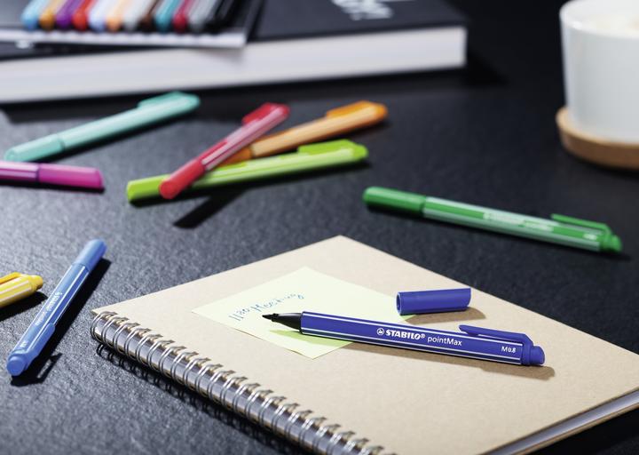 Image du produit STABILO Stylo à fibre optique pointMax (Multicolore, 12 x)