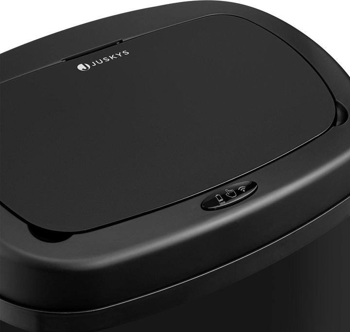 Image du produit Juskys Mülleimer 60L viereckig mit Sensor - Schwarz (60 l)