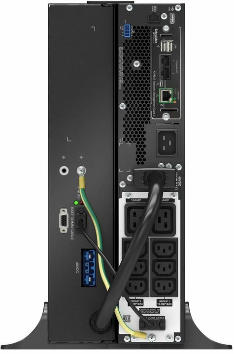 Produktbild APC SRTL3000RM4UXLI-NC, Double-conversion (en ligne), 3 kVA, 2700 W, Sinus, 230 V, 40/70 Hz (3000 VA, 2700 W)