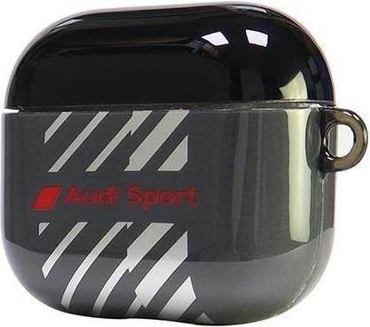 Actual product image Audi IML Sport AirPods 3 cover czarny/ black AUS-IMLAP3-RSQ/D1-BK (Headphone sleeve)