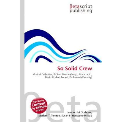 So Solid Crew, Fachbücher