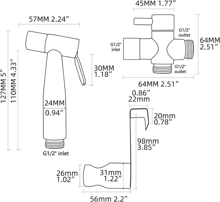 Produktbild Ciencia Bidet-Handbrause