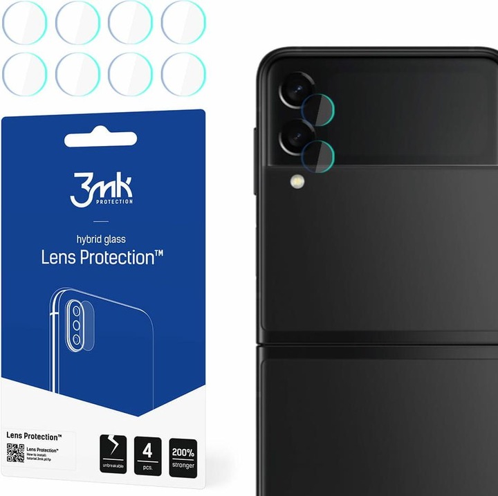 Produktbild 3MK hybrid glass Lens Protection for Samsung Galaxy Z Flip 3 5G (1 Stück, Samsung Galaxy Z Flip3)