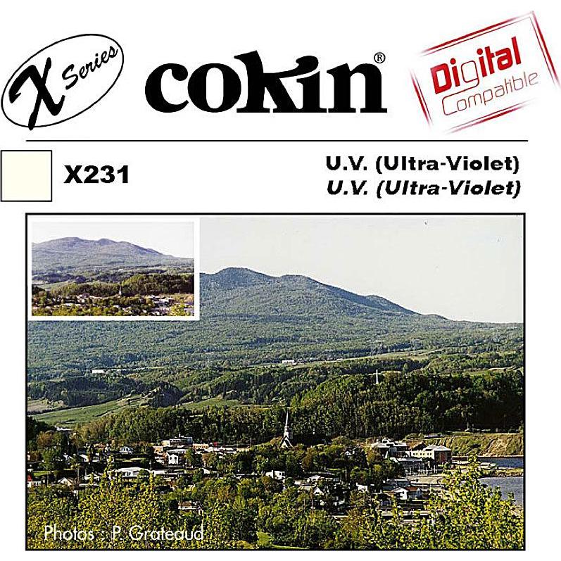 Cokin Filter X231 U.V. Y (130 mm, UV-Filter, 231 mm), Objektivfilter, Gelb
