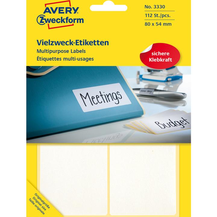 Image du produit Avery Étiquettes universelles