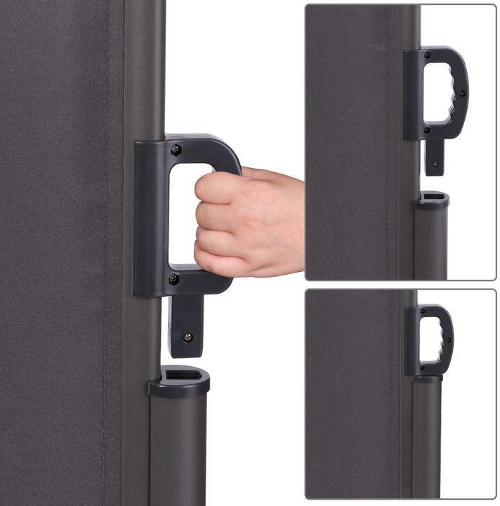 Image du produit CLP Pare-vue Lovington 180x300 cm, anthracite (3 m)