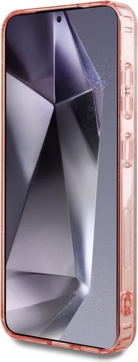 Actual product image Guess 4G Peony Pattern Case für Samsung Galaxy S25 - gold (Samsung Galaxy S25)