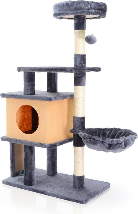 Produktbild Fudajo Kratzbaum Dunkelgrau 112cm Katzenkratzbaum Katzenbaum Katzenmöbel Katze (112 cm, Dunkelgrau)