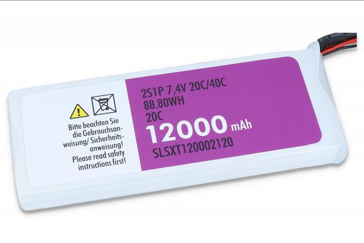 Immagine prodotto SLS XTRON 12000mAh 2S1P 7,4V 20C/40C (7.40 V, 12000 mAh)