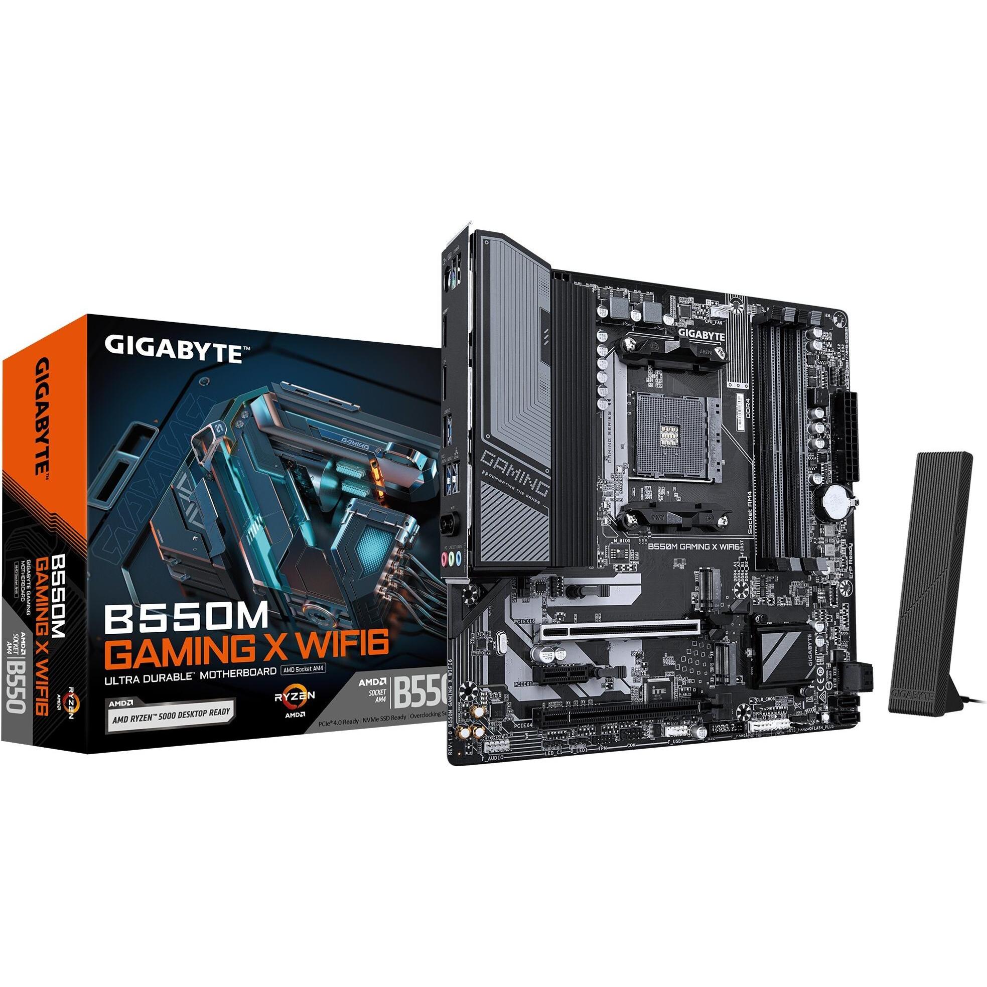 Gigabyte B550M GAMING X WIFI6 (AM4, AMD B550, mATX), Mainboard
