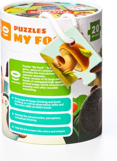 Actual product image Puzzlika puzzle "My food (20 pieces)