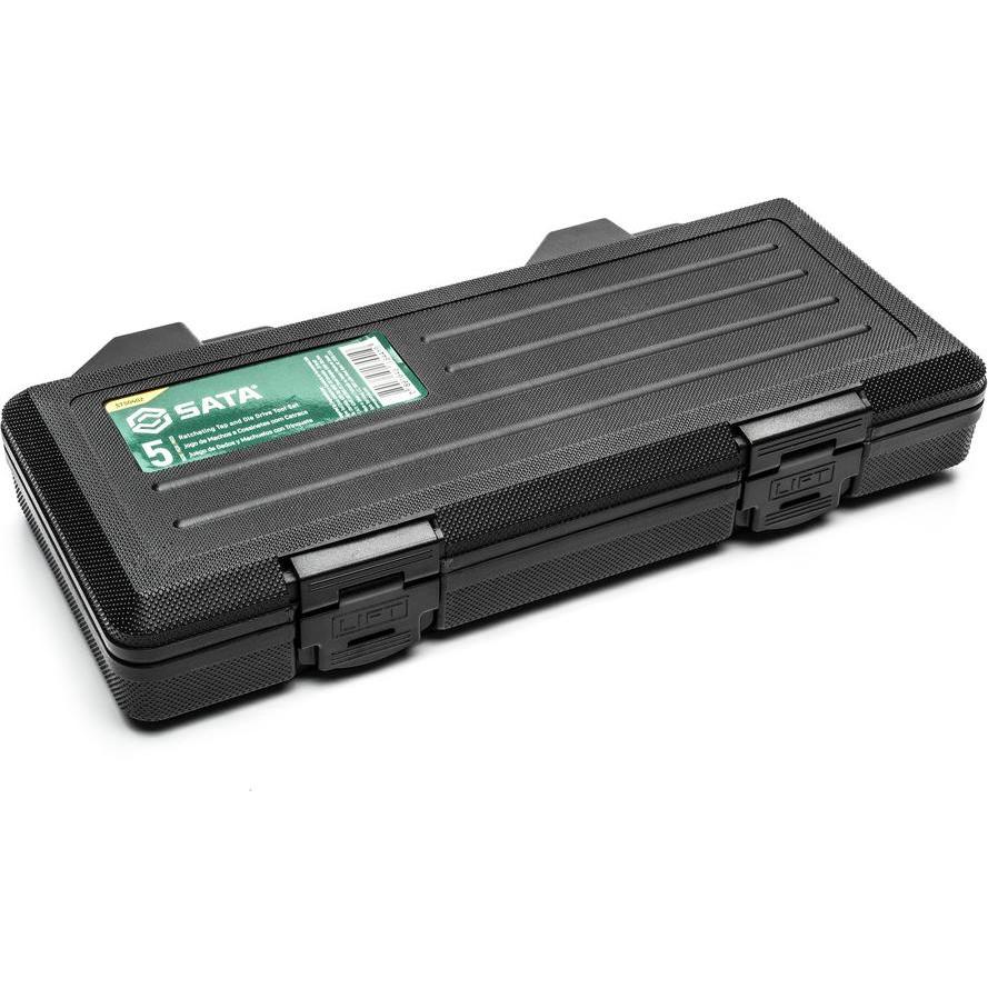 Thumbnail - SATA, Gewindeschneider + Gewindebohrer, Gewindewerkzeughalter-Satz, für Gewindebohrer/-schneider, 5-teilig