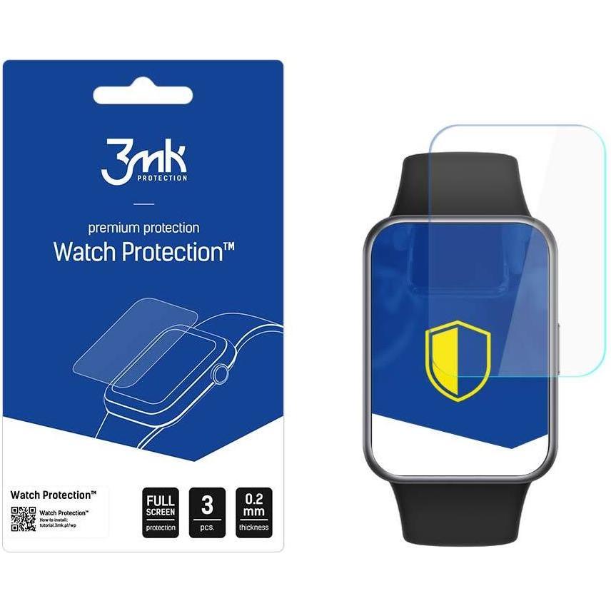 3Mk Trasparente Watch Protection Contro Arc+ Per Huawei Watch Fit 2, Pellicola Protettiva Per Smartwatch,