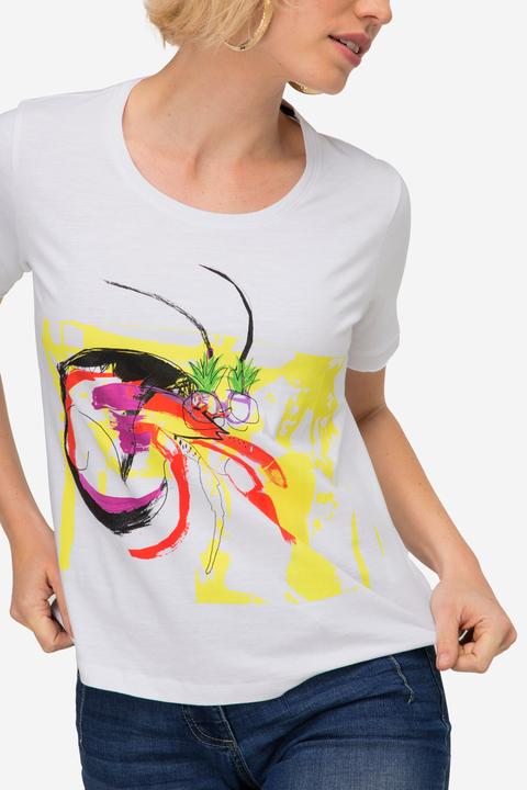 Produktbild Laurasøn T-Shirt, Hummer Print, Rundhals, Halbarm, OEKO-TEX Made in Green (L)