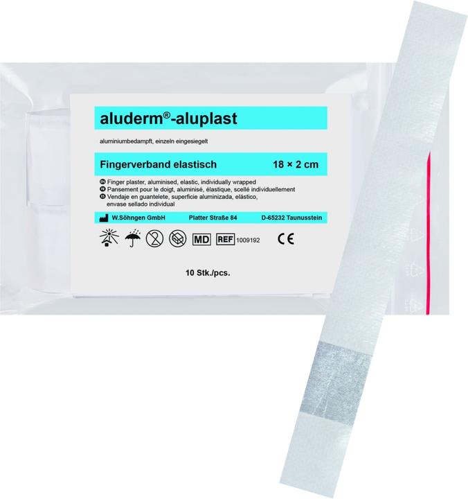 Immagine prodotto Söhngen Benda per dita aluplast 1009192 18x2cm 10 pezzi/confezione. (10 x)