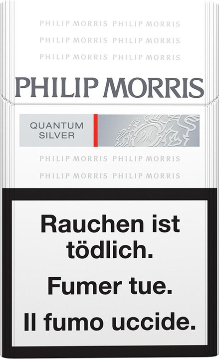 Actual product image Philip Morris Quantum Silver Box