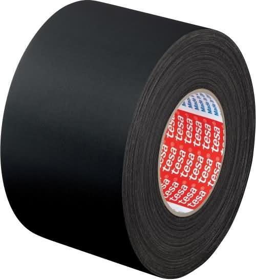 Actual product image tesa Fabric tape® Premium 4651 black Length 50 m Width 30 mm (30 mm)