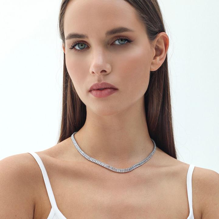 Produktbild Sensora Jewelry Baguette Halskette (Edelstahl)