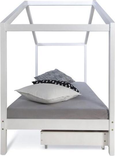 Actual product image Homestyle4u Children's bed House bed with mattress and bed base (90 x 200 cm)
