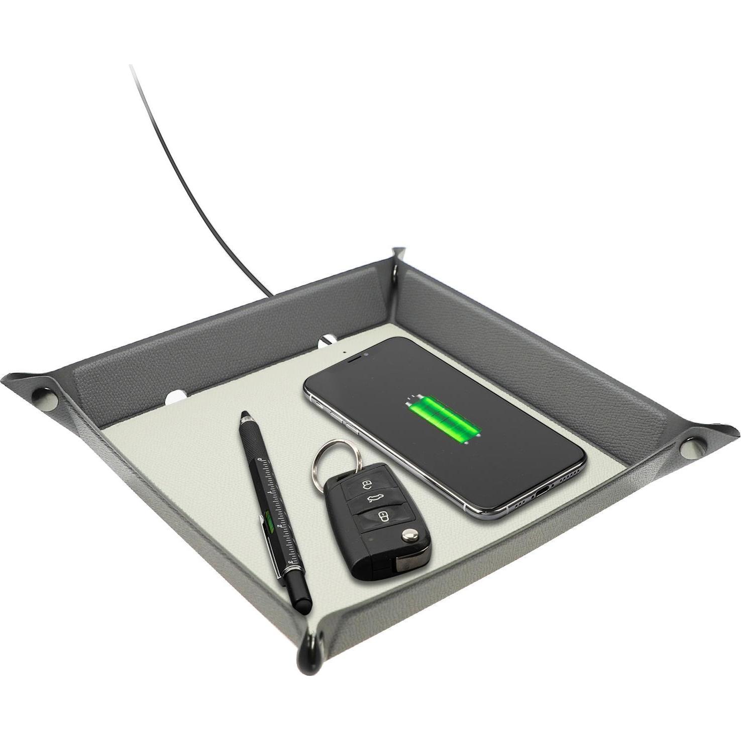 Thumbnail - 4smarts Wireless Charger 15W Grau / Crème (15 W), Wireless Charger, Grau
