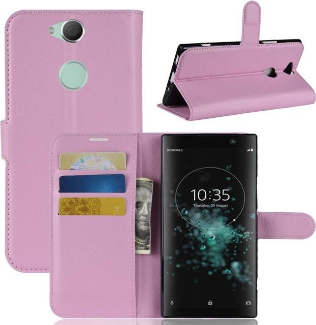 Produktbild MU Classic Litchi Leder Bookcover Series (Xperia XA2 Plus)