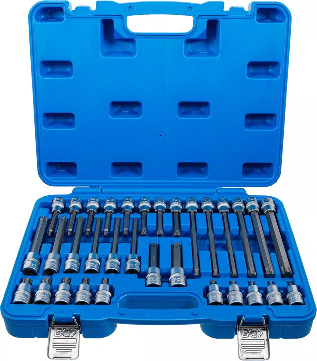 Actual product image BGS Bit Socket Set 12.5 mm (1/2") Drive T-Star (for Torx) 32 pcs.