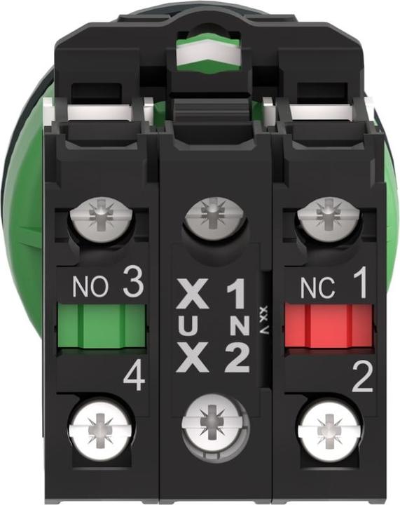Actual product image Schneider Electric Schneider light selector switchXB5FK123M5kompl Flush Kunstst gn 30mm 230V 1Ö