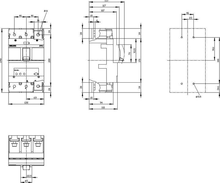 Produktbild Siemens SIEM Leistungsschalter