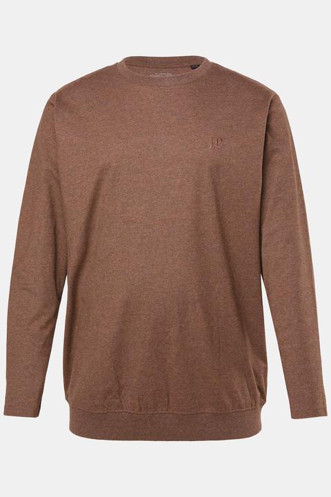 Produktbild JP1880 Langarmshirt, Bauchfit, Basic, Rundhals
