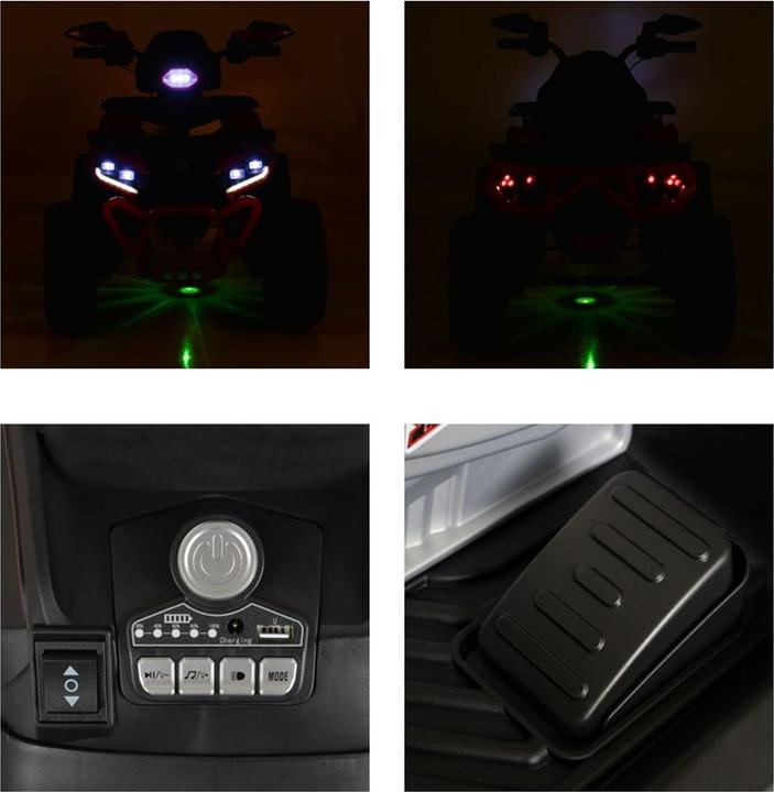 Produktbild Moni Kinderelektroquad Speed Musik (12 V)