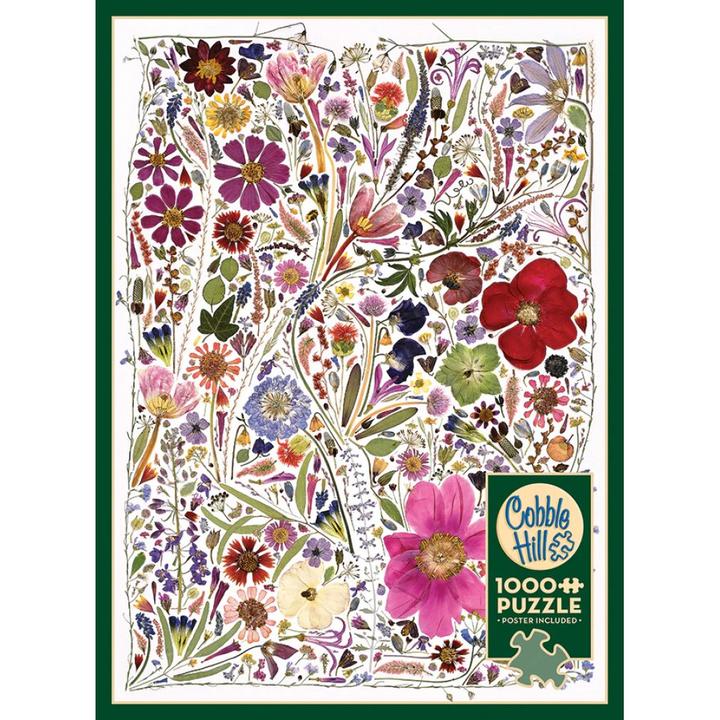 Actual product image Cobble Hill Flower press: Spring (1000 pieces)