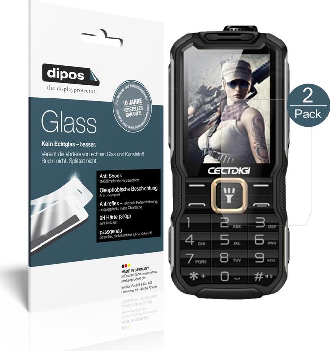 Actual product image Dipos Screen Protector Anti-Shock (1 Piece, Rugum T9900)
